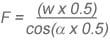 Using formula to calculate vector forces in rigging